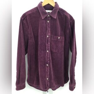 Urban Outfitters Oversized Shirt Jacket, Color: Purple, Size: S